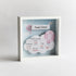 Shadow Box Birth Statistics Frame - Hot Air Balloon - Pink